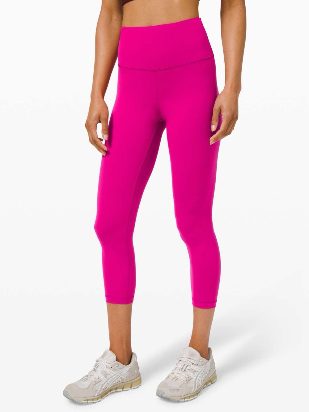 Lululemon Wunder Train High-Rise Crop 23" - EUC - Size 10 - Ripened Raspberry